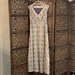 NWOT Territory Ahead Sage Green Floral Maxi Dress